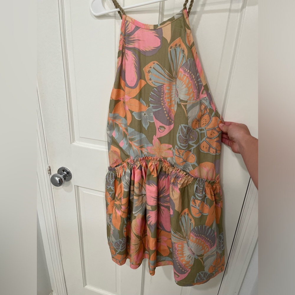 NWT free people drop waist floral mini dress
